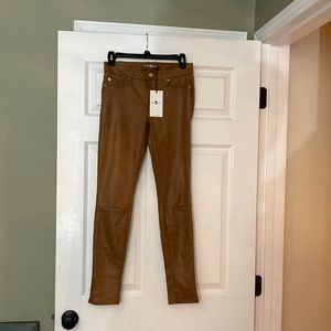 7 Seven NWT skinny pants faux Leather Size 26